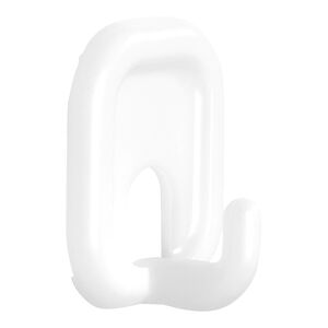 Homz 2-Piece Adhesive Hook with Peel 'N Stick Tape White 1-1/4 x 1-1/2inch Homz 2-Piece Adhesive Hook with Peel 'N Stick Tape White 1-1/4 x 1-1/2inch